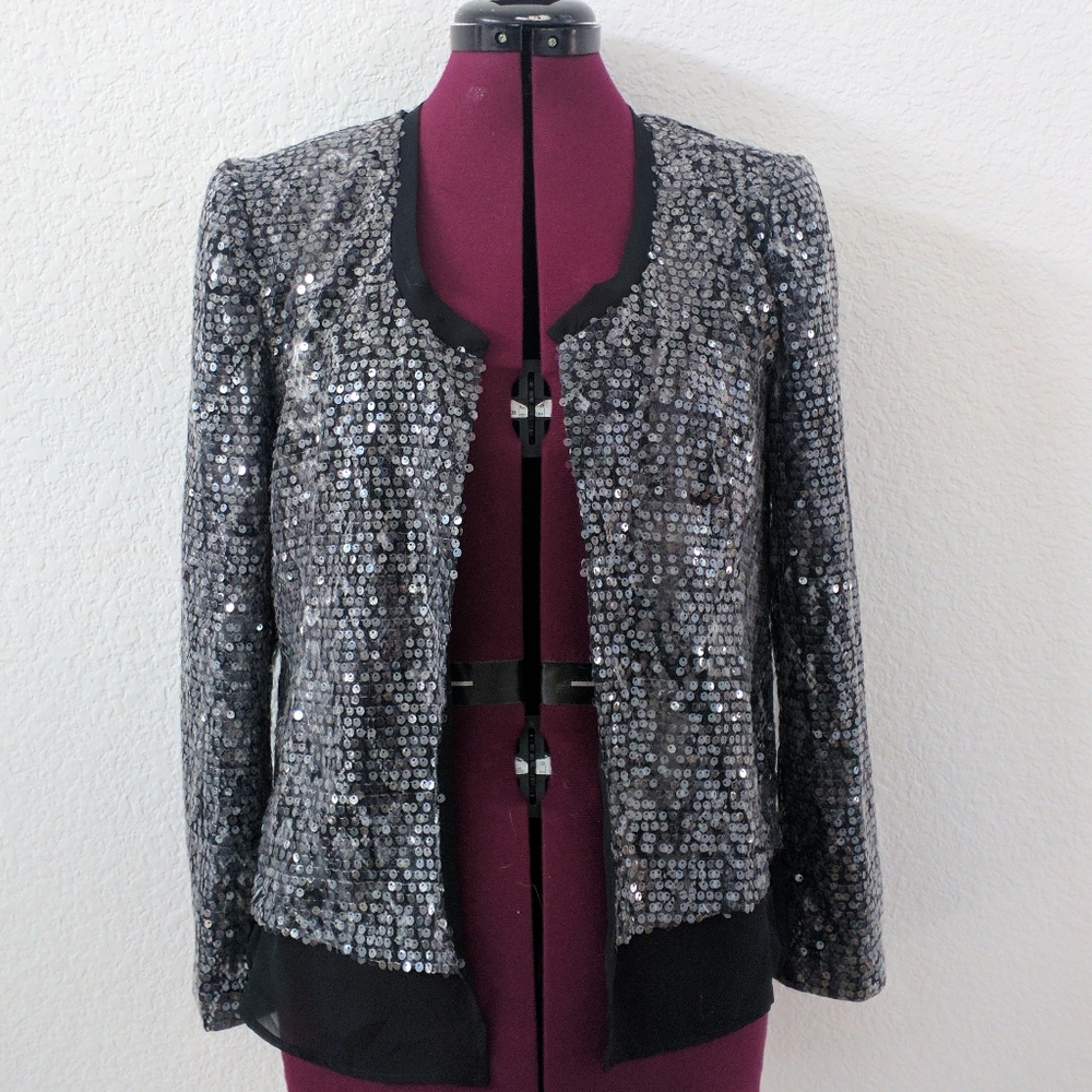 Sequin Split Back Kenneth Cole Blazer - image 1